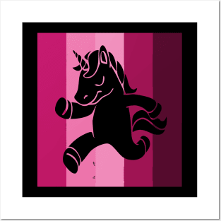 Running Unicorn Posters and Art